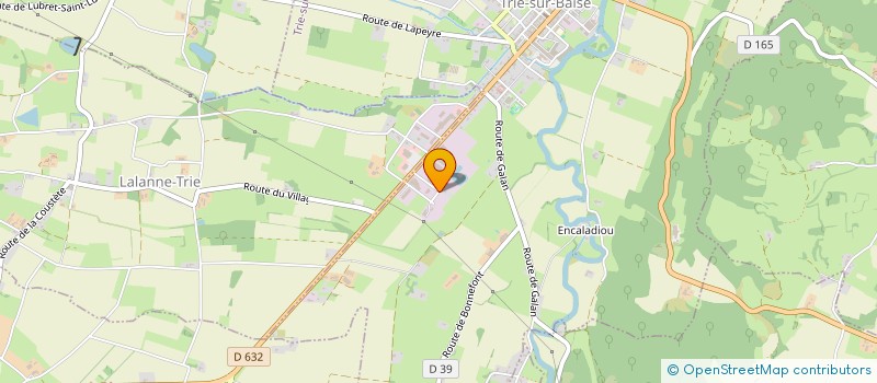 localisation de l'entreprise MELMAR INVEST  TRIE-SUR-BAISE