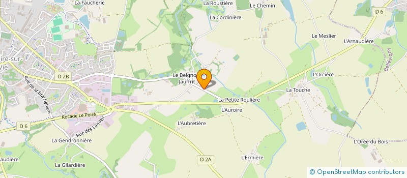 localisation de l'entreprise MELMAT à LE POIRE-SUR-VIE