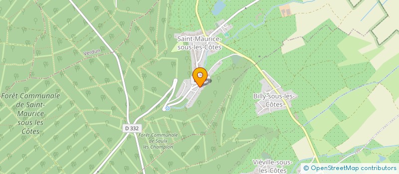 localisation de l'entreprise MELMAT à SAINT-MAURICE-SOUS-LES-COTES