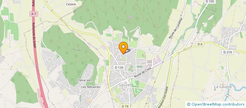 localisation de l'entreprise MELMATH26  SAUZET