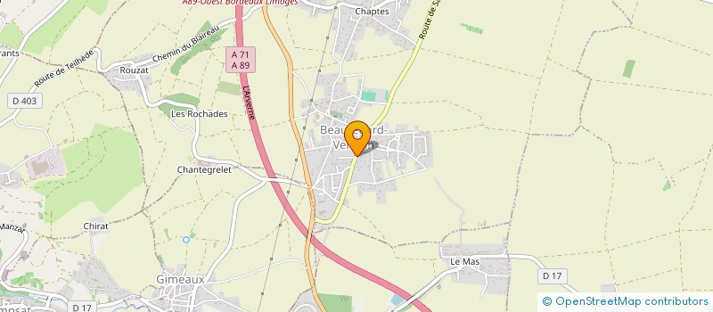 localisation de l'entreprise MELMELHIND2022  BEAUREGARD-VENDON