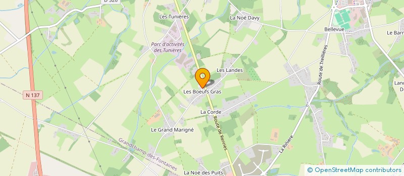 localisation de l'entreprise MELMO  GRANDCHAMP-DES-FONTAINES