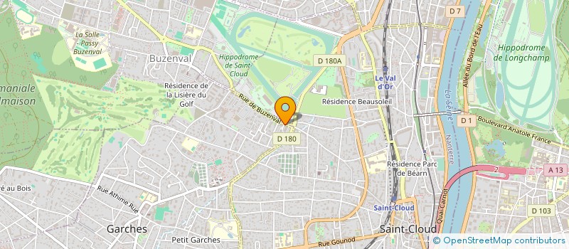 localisation de l'entreprise MELMOTH à GARCHES