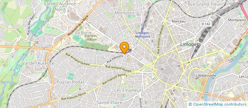 localisation de l'entreprise MELNENYA à LIMOGES