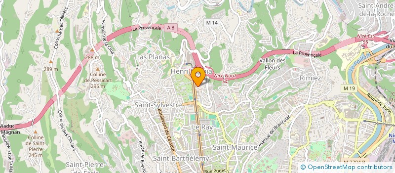 localisation de l'entreprise MELNI à NICE