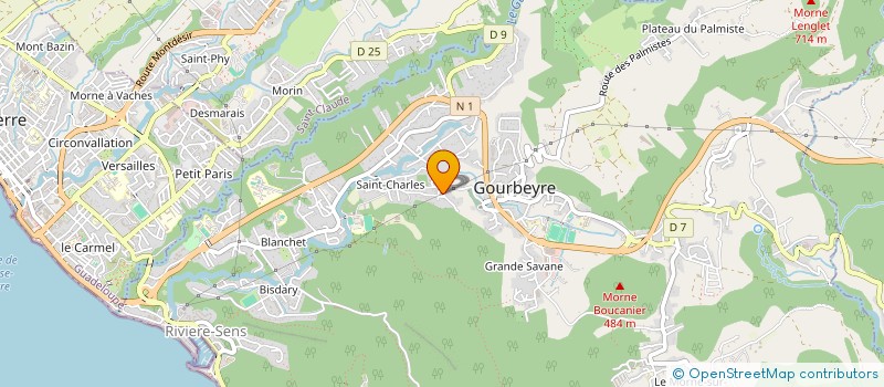 localisation de l'entreprise MELNIANA à GOURBEYRE