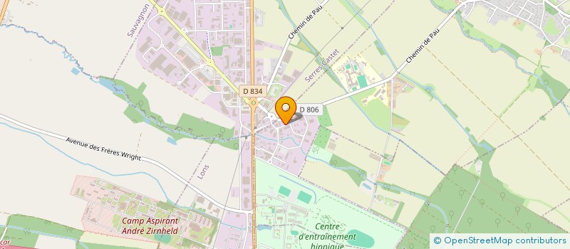 localisation de l'entreprise MELO à MONTARDON