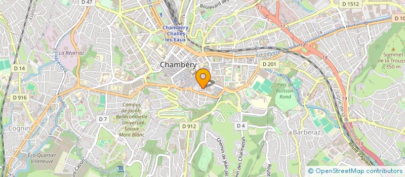 localisation de l'entreprise MELO  CHAMBERY