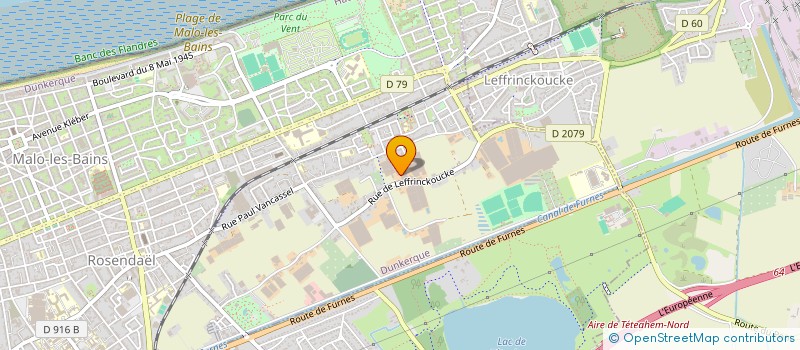 localisation de l'entreprise MELO à DUNKERQUE