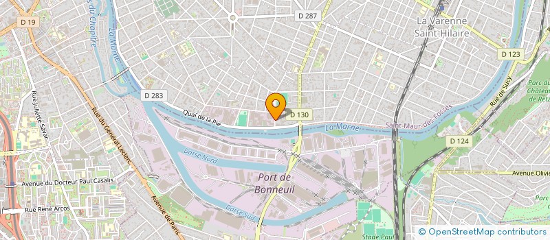 localisation de l'entreprise MELO'CARS  SAINT-MAUR-DES-FOSSES