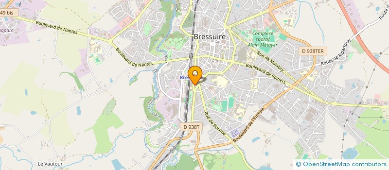 localisation de l'entreprise MELO'DANSE  BRESSUIRE