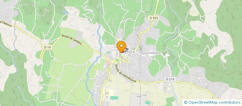 localisation de l'entreprise MELO-DIEUX  FAYENCE