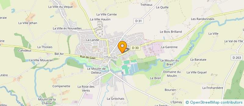 localisation de l'entreprise MELO DIT BEAUTE à IFFENDIC