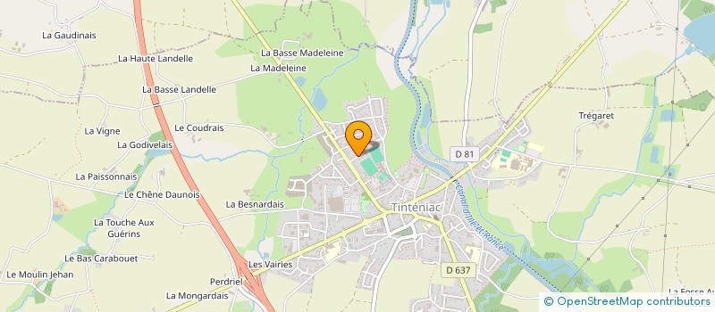 localisation de l'entreprise MELO IMMO  TINTENIAC