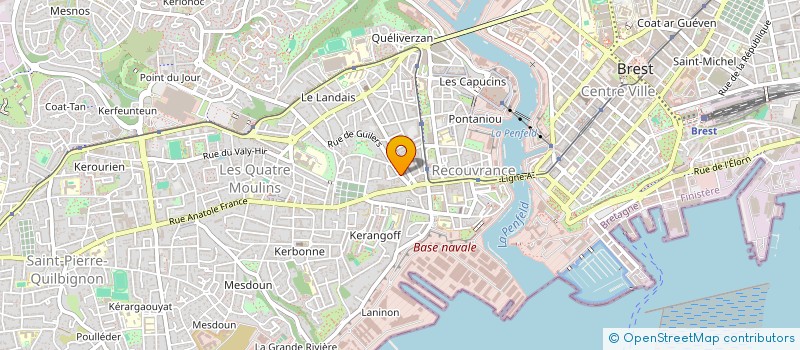localisation de l'entreprise MELO MEDIA à BREST