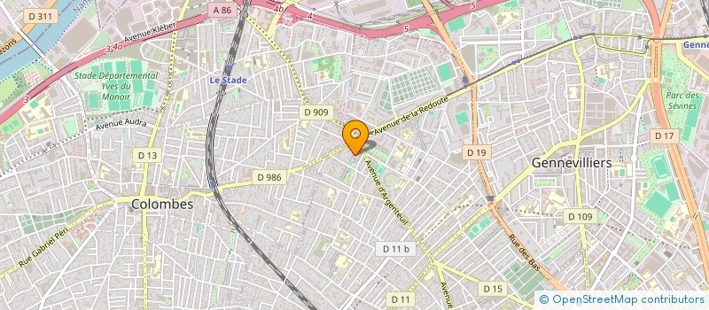 localisation de l'entreprise MELO TAXI à BOIS-COLOMBES