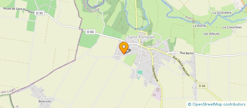 localisation de l'entreprise MELOCEANE  SAINT-POMPAIN