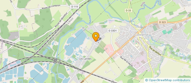 localisation de l'entreprise MELOCENI  CONNERRE