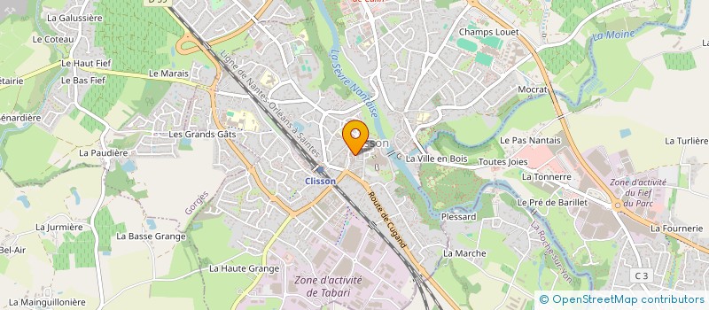 localisation de l'entreprise MELOCOTON  CLISSON