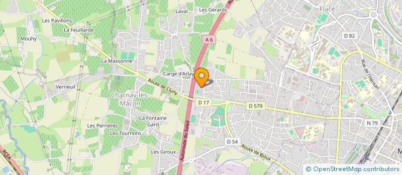 localisation de l'entreprise MELOD'AMIS à CHARNAY-LES-MACON