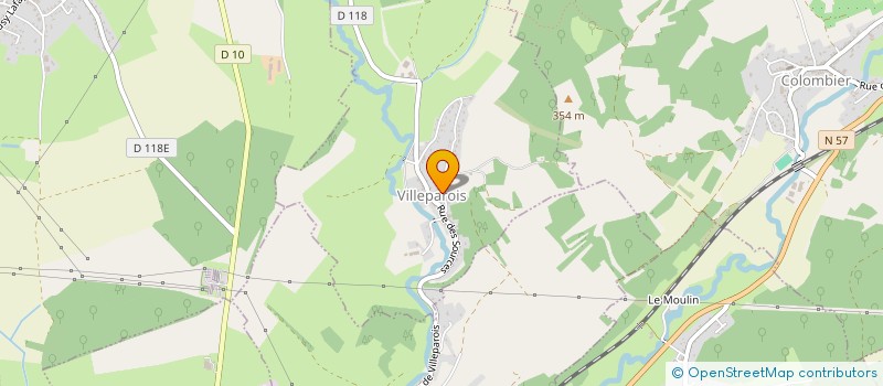 localisation de l'entreprise MELODIA 2 COEURS POUR 1 VOIX  VILLEPAROIS