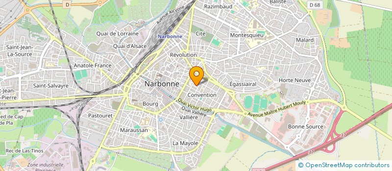 localisation de l'entreprise MELODIE à NARBONNE