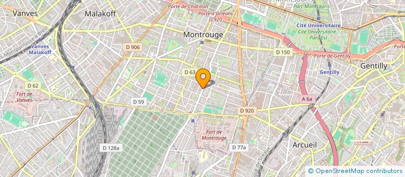 localisation de l'entreprise MELODIE  MONTROUGE