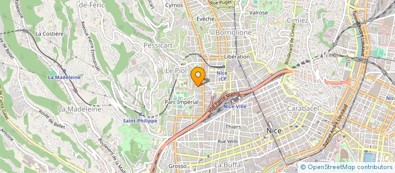 localisation de l'entreprise MELODIE à NICE