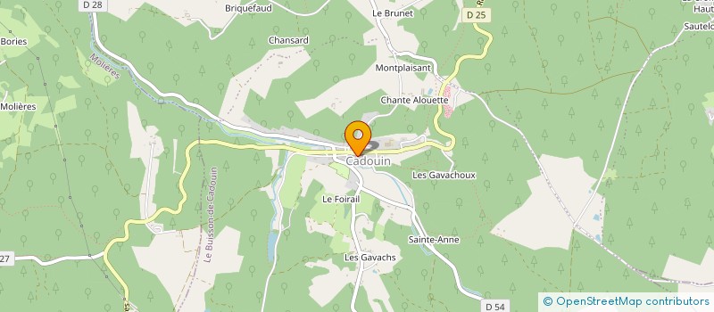 localisation de l'entreprise MELODIE  LE BUISSON-DE-CADOUIN