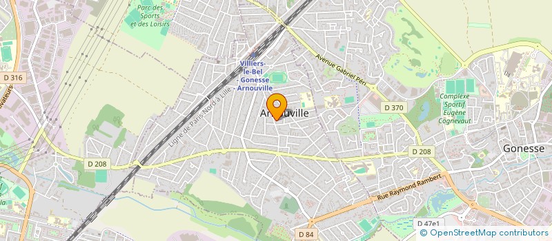 localisation de l'entreprise MELODIE  ARNOUVILLE