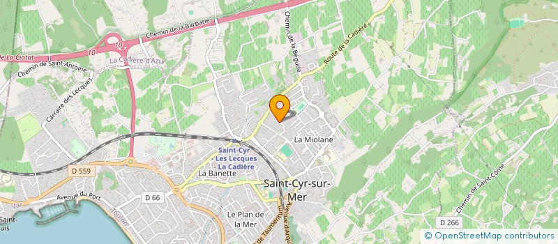 localisation de l'entreprise MELODIE à SAINT-CYR-SUR-MER