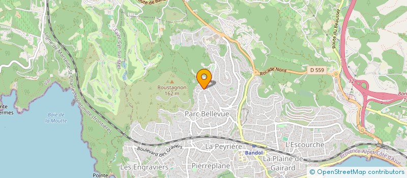 localisation de l'entreprise MELODIE 83  BANDOL