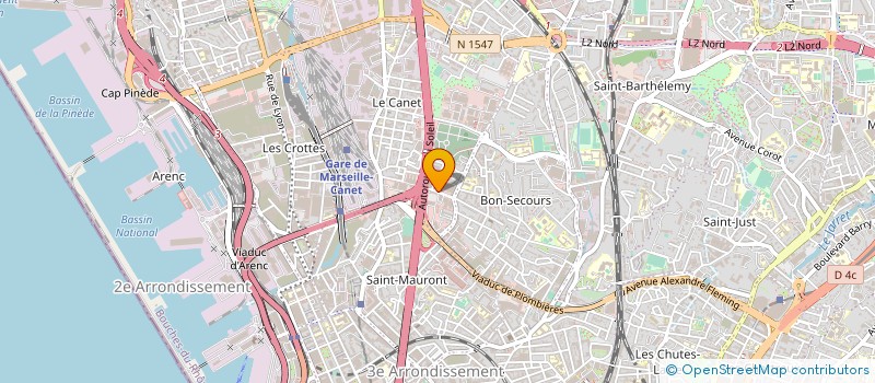 localisation de l'entreprise MELODIE AMBULANCES à MARSEILLE