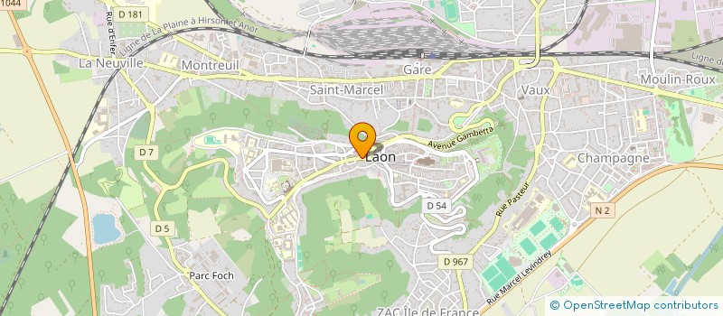 localisation de l'entreprise MELODIE AXONAISE  LAON