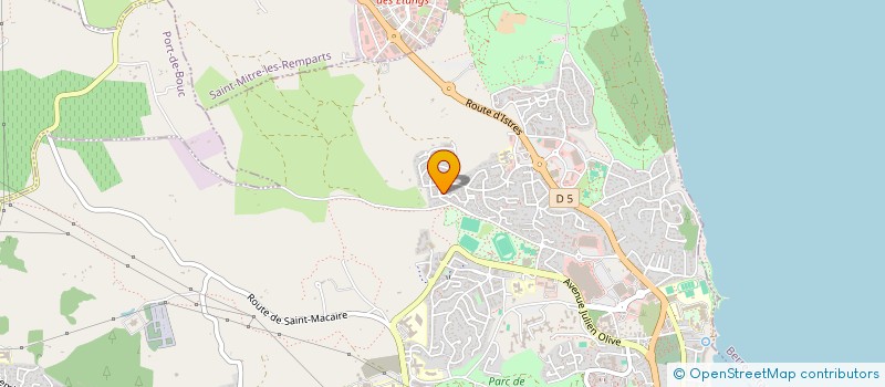 localisation de l'entreprise MELODIE CREAR TS  MARTIGUES