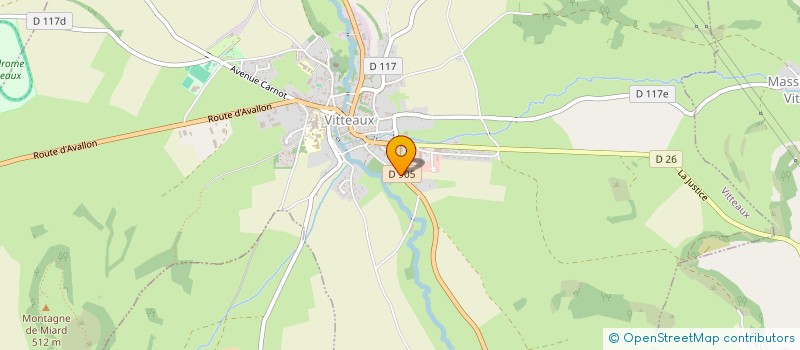 localisation de l'entreprise MELODIE DES AA  VITTEAUX