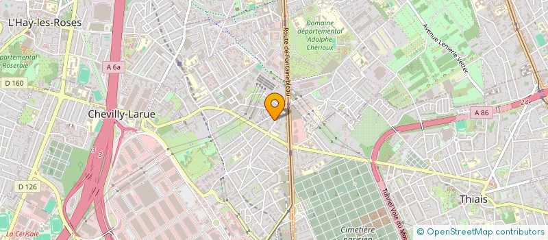 localisation de l'entreprise MELODIE DU CORPS  CHEVILLY-LARUE