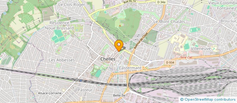 localisation de l'entreprise MELODIE MAI NAILS  CHELLES