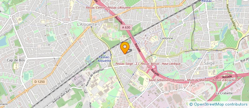 localisation de l'entreprise MELODIE MUSIQUE BORDEAUX  PESSAC