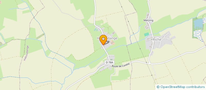 localisation de l'entreprise MELODIE PEINTURES  HABOUDANGE