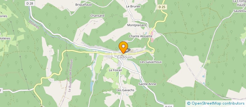 localisation de l'entreprise MELODIE'S  LE BUISSON-DE-CADOUIN
