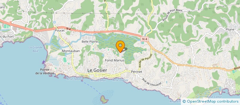 localisation de l'entreprise MELODIE TROPICALE à LE GOSIER