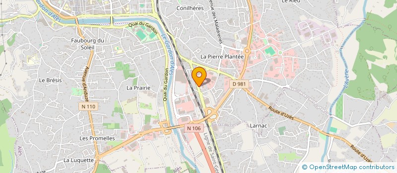 localisation de l'entreprise MELODIES CUISINES à ALES