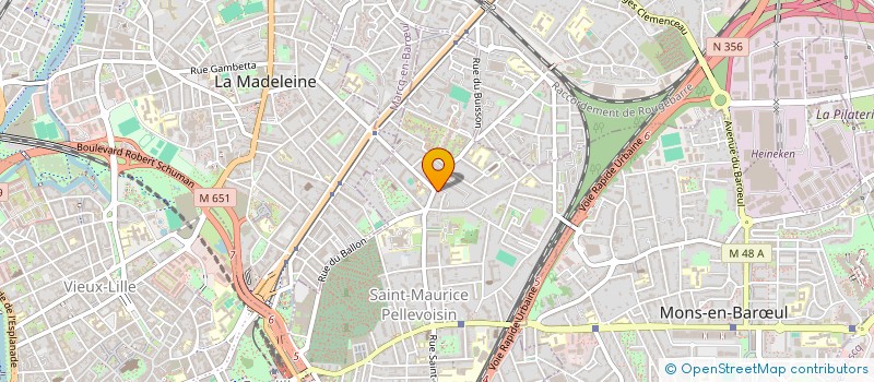 localisation de l'entreprise MELODIFFUSION à LILLE