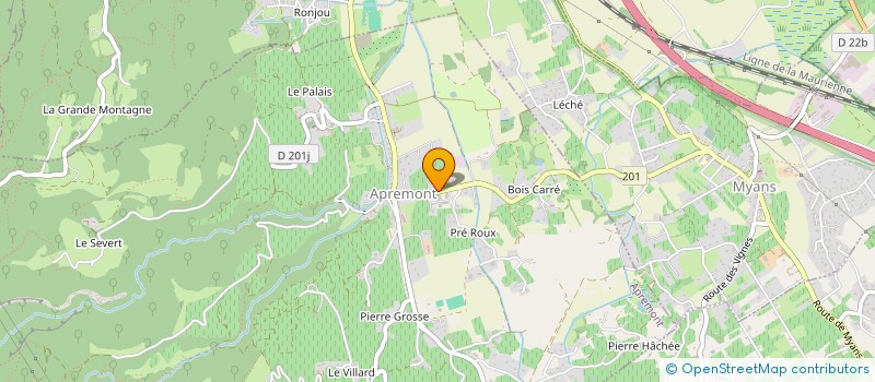 localisation de l'entreprise MELODINE  APREMONT