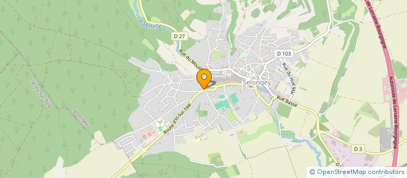 localisation de l'entreprise MELODIT  SELONGEY