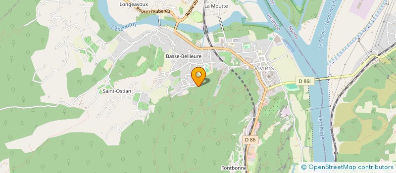 localisation de l'entreprise MELODY 07  VIVIERS