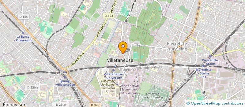 localisation de l'entreprise MELODY à VILLETANEUSE