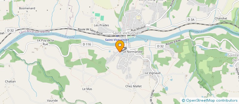 localisation de l'entreprise MELODY ANIMATION à SAINT-VICTURNIEN
