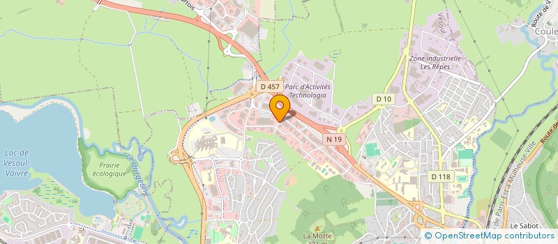 localisation de l'entreprise MELODY MARKET  VESOUL